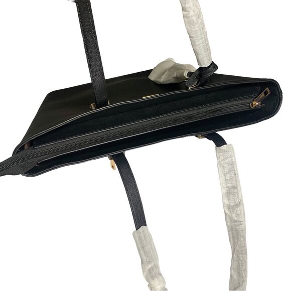 LOVEVOOK Shoulder Tote Black Bag with envelope clutch - Picture 8 of 12